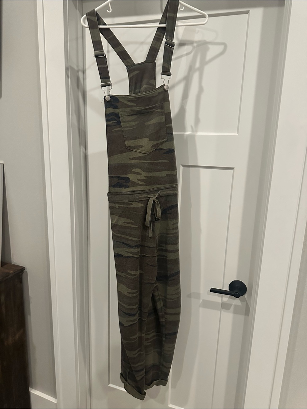 Z Supply Olive Camo Utility Jumpsuit